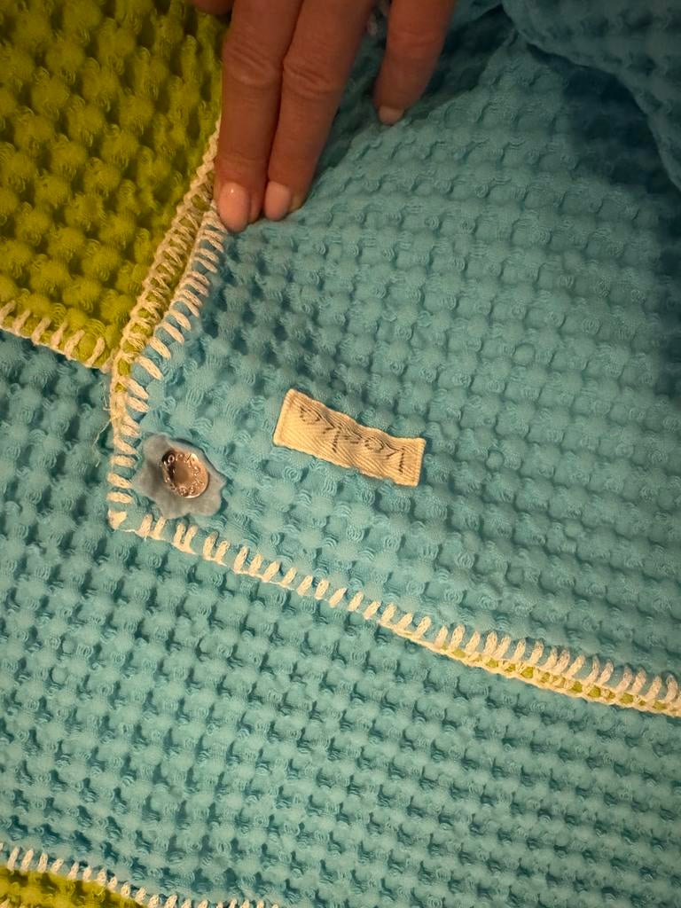 Baby deken koeka - dubbel deken wafel nieuw, Kinderen en Baby's, Dekens, Slaapzakjes en Inbakerproducten, Zo goed als nieuw, Deken