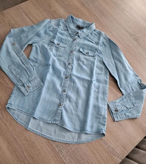 JBC jeanshemd 158, Meisje, Overhemd of Blouse, Ophalen of Verzenden, Zo goed als nieuw