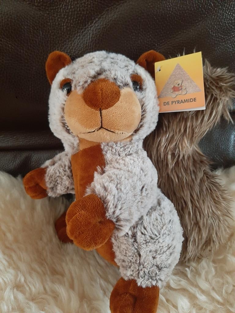 Knuffel Eekhoorn grijs/bruin, Kinderen en Baby's, Speelgoed | Knuffels en Pluche, Ophalen