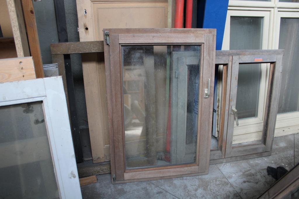ramen hout + alu + pvc, Doe-het-zelf en Bouw, Glas en Ramen, Ophalen of Verzenden