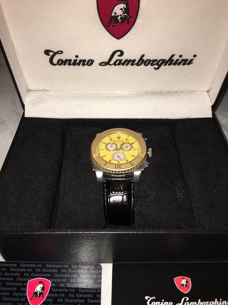 Lamborghini Watch (Origineel ) New, Handtassen en Accessoires, Horloges | Heren, Ophalen of Verzenden, Nieuw