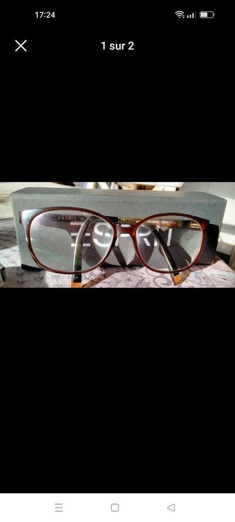 Monture de lunettes Esprit, Enlèvement, Utilisé, Lunettes