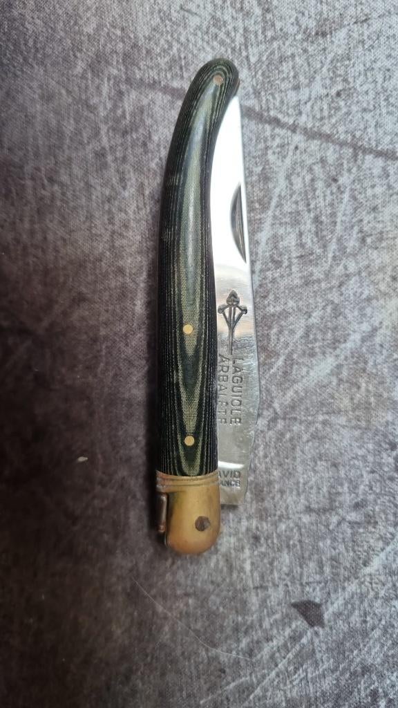 Vintage Laguiole Arbalète G.David, Enlèvement ou Envoi, Utilisé
