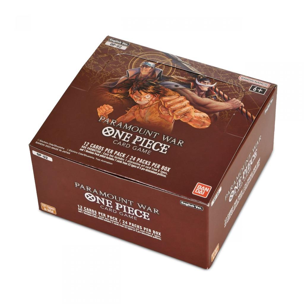 One Piece Card Game - Boite de 24 boosters : OP-02 Paramount, Enlèvement, Neuf, Booster box, Foil