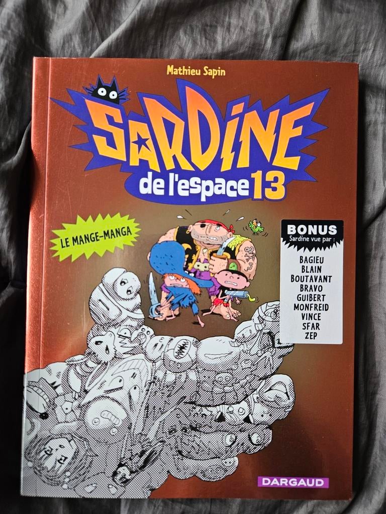 BD Sardine de l'espace 13: le mange-manga/frans stripverhaal, Ophalen, Nieuw