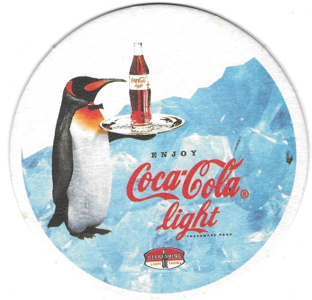 bierviltje 1st Coca Cola light, Envoi
