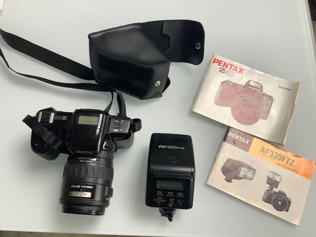 Pentax Z-10 met flits, TV, Hi-fi & Vidéo, Appareils photo analogiques, Enlèvement, Utilisé, Reflex miroir, Pentax