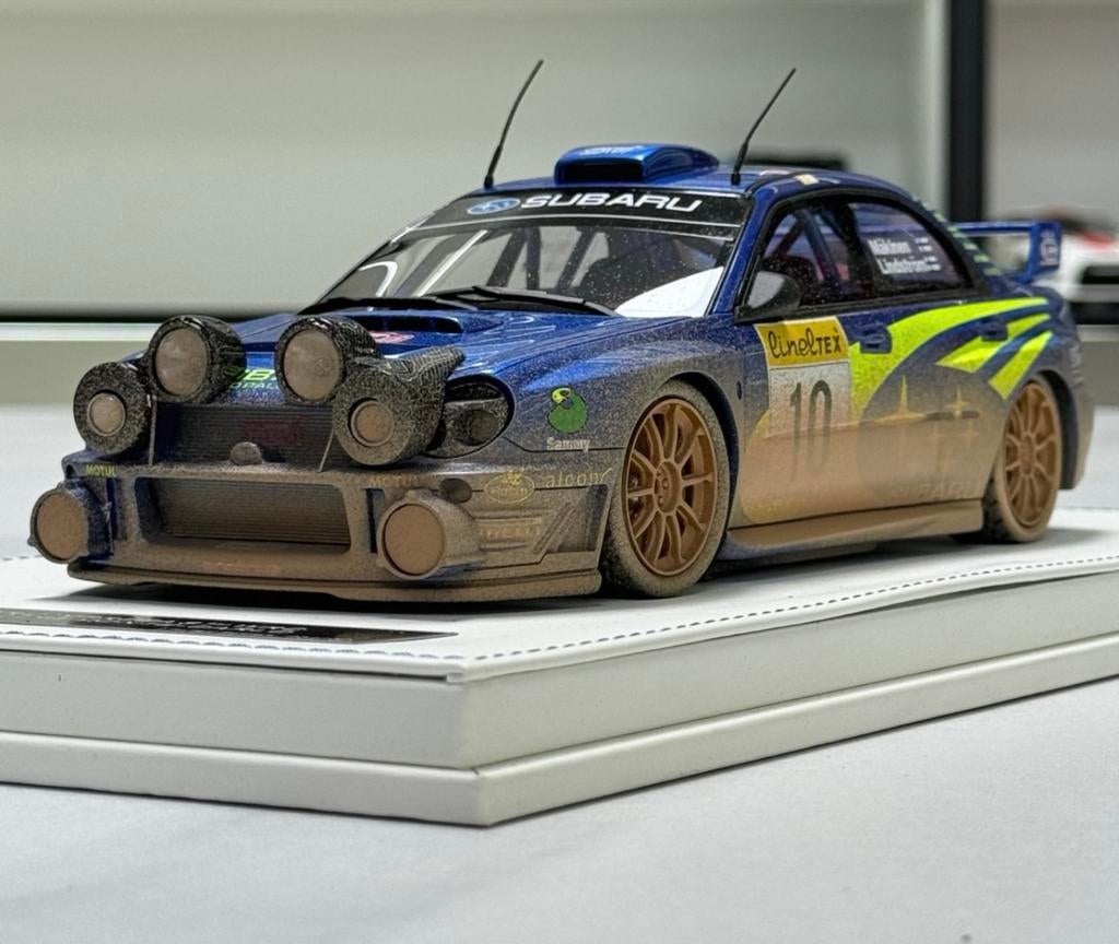 SJF 1/18 Subaru Impreza WRC Rally van Monte Carlo 2002, Ophalen of Verzenden