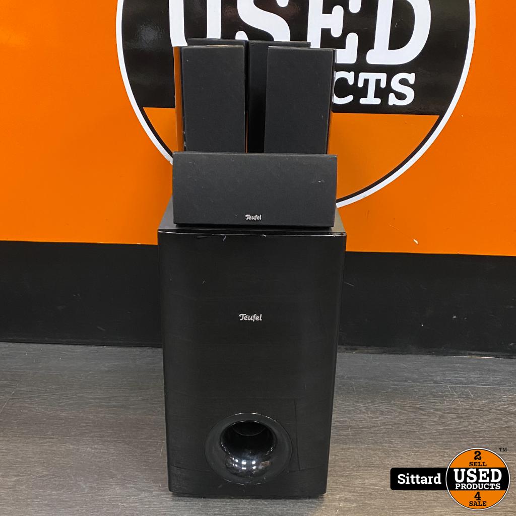 Teufel IP 3000 SW + 4x IP 3000 FR + IP 300 C Speakerset, Overige merken, Ophalen of Verzenden, Zo goed als nieuw, Center speaker