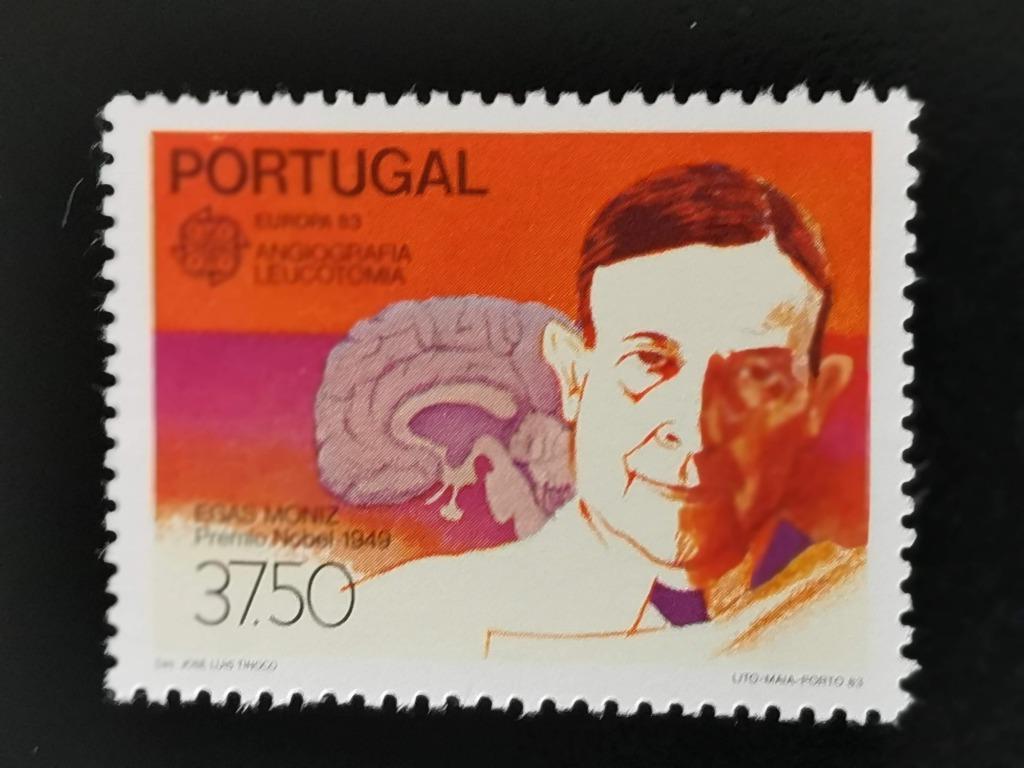 Portugal 1983 - Europa CEPT - personnages célèbres **, Enlèvement ou Envoi, Portugal, Non oblitéré