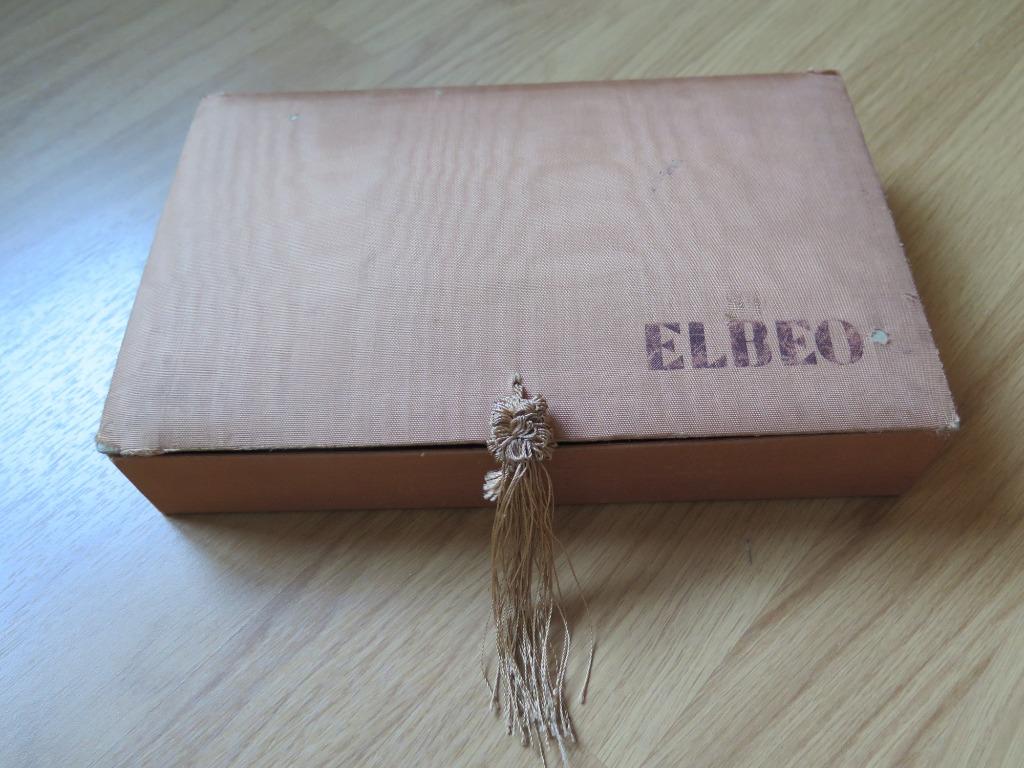 vintage Elbeo-doos, Ophalen of Verzenden
