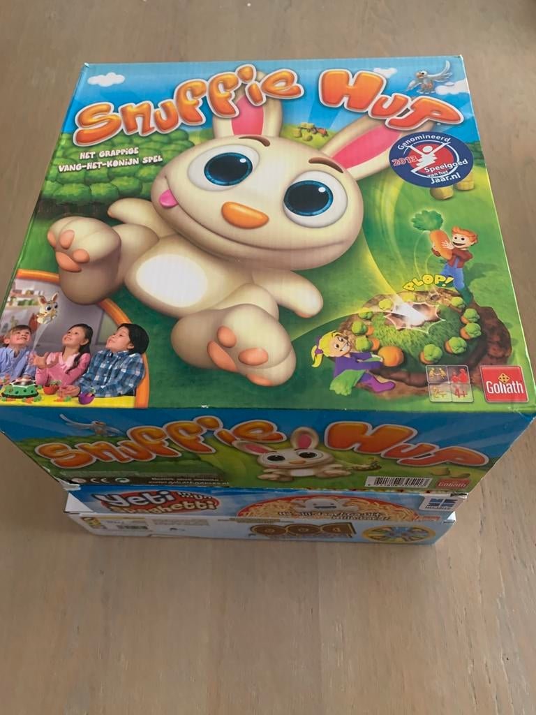 3 gezelschapsspellen, Hobby en Vrije tijd, Ophalen, Zo goed als nieuw