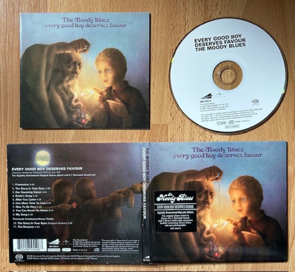 CD THE MOODY BLUES - EVERY GOOD BOY -DIGIPACK 3 BONUS TRACKS, Enlèvement ou Envoi, Comme neuf