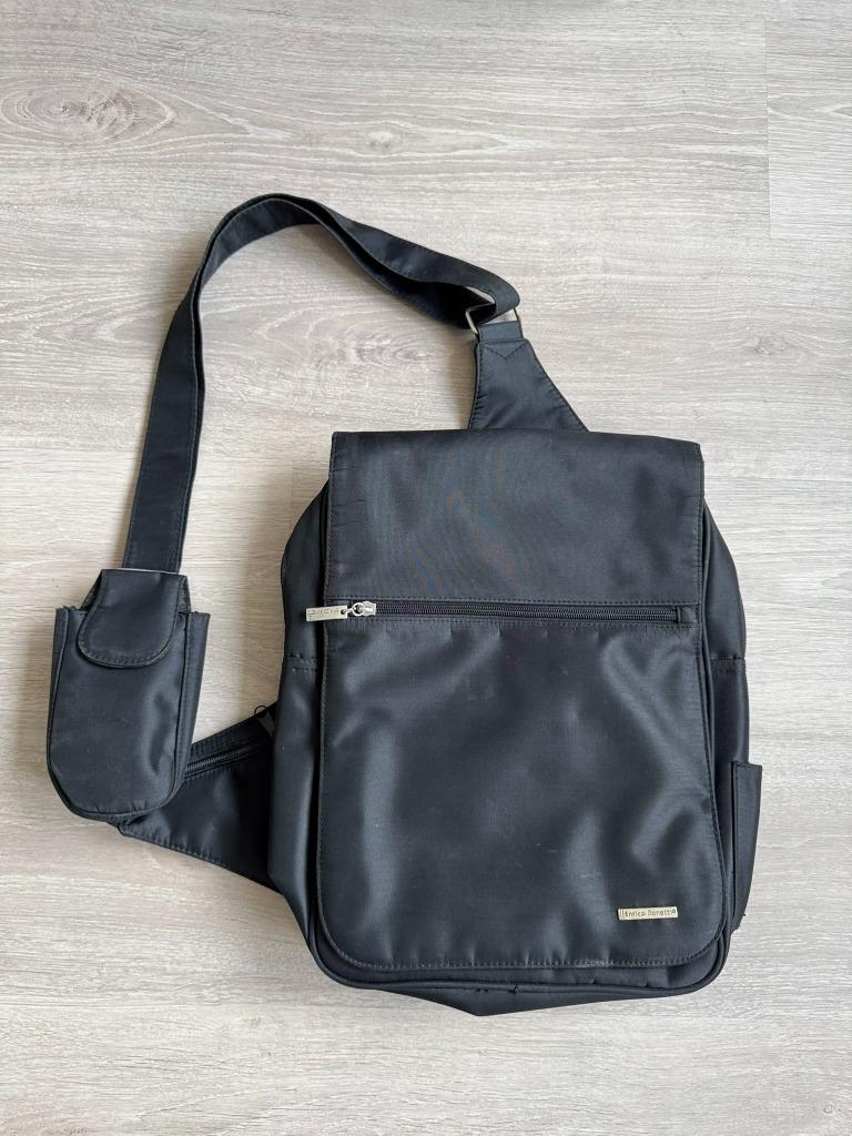 Zwarte schoudertas Enrico Benetti, Overige merken, Minder dan 30 cm, 25 tot 40 cm, Ophalen of Verzenden