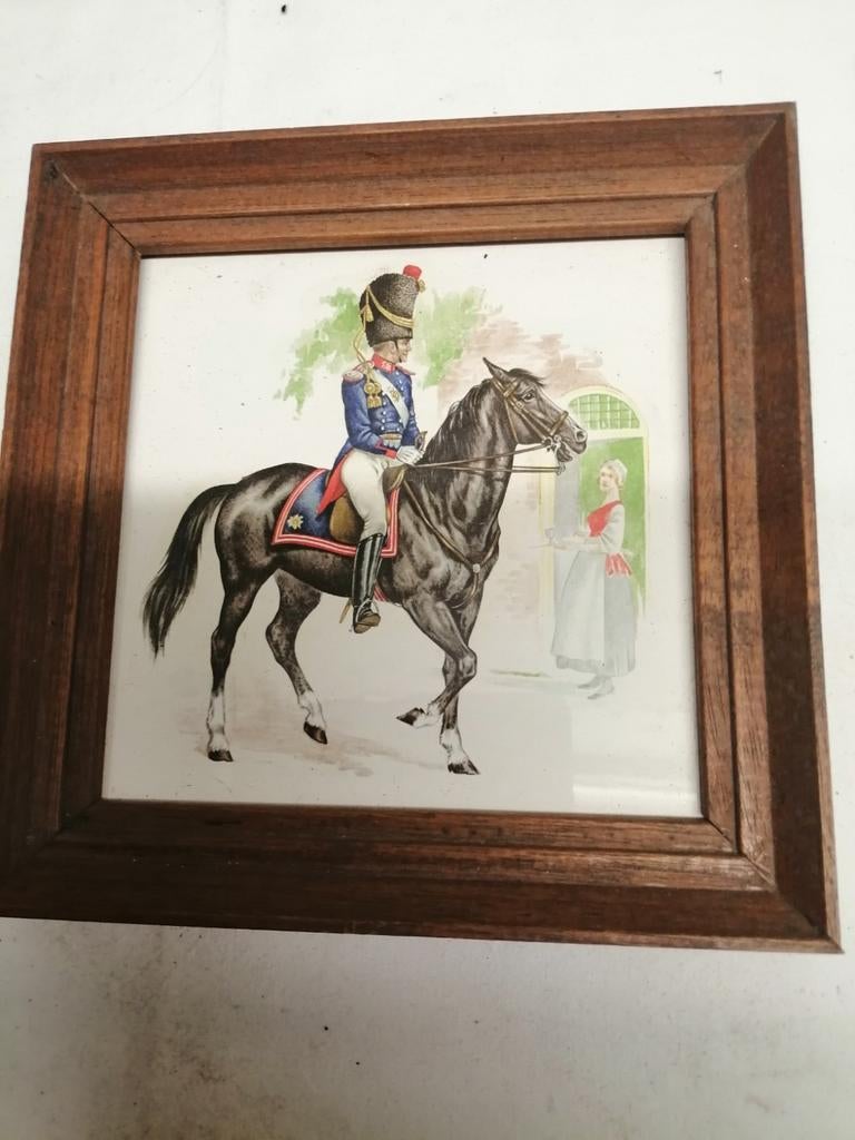 Hollandse tegel Grenadier te paard, Antiek en Kunst, Ophalen