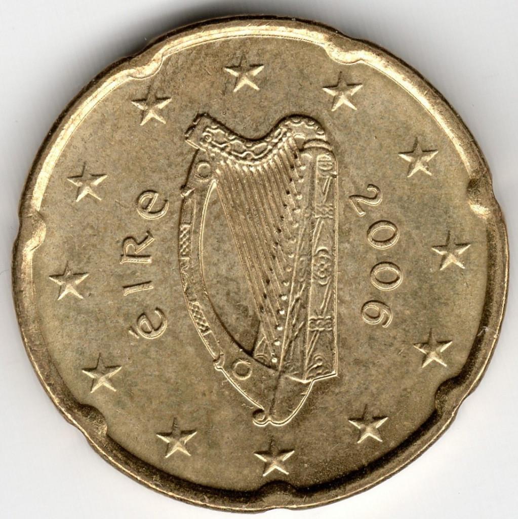 Irlande : 20 Cent 2006 KM #36 Ref 10475, Timbres & Monnaies, Monnaies | Europe | Monnaies euro, Enlèvement ou Envoi, Irlande, 20 centimes