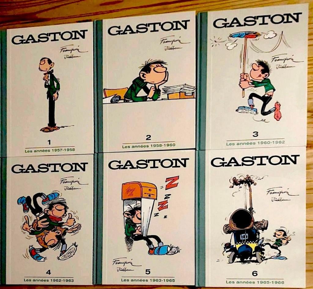 10 BD GASTON LAGAFFE COMPLETE SERIE, Boeken, Stripverhalen, Ophalen, Complete serie of reeks, Nieuw, Franquin