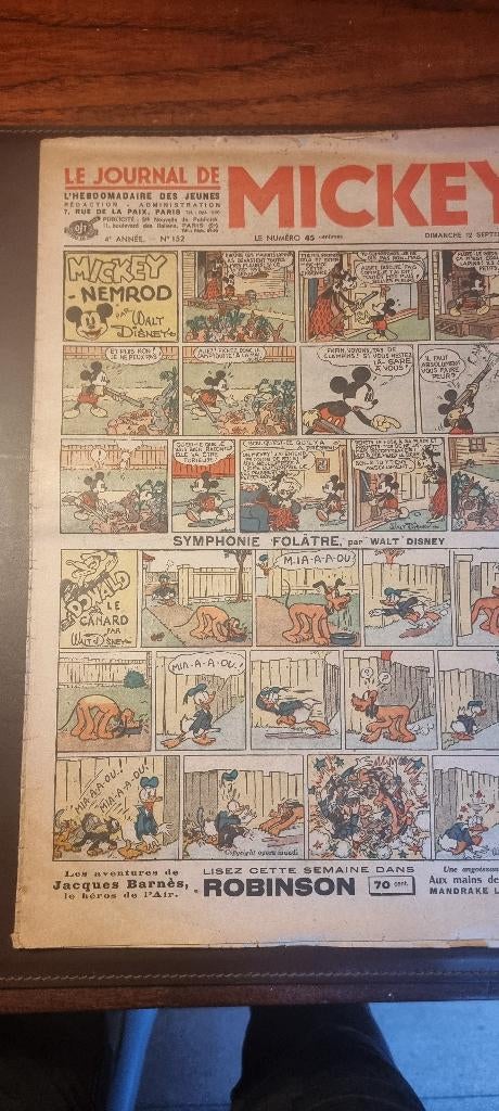 Le journal de Mickey, Enlèvement ou Envoi