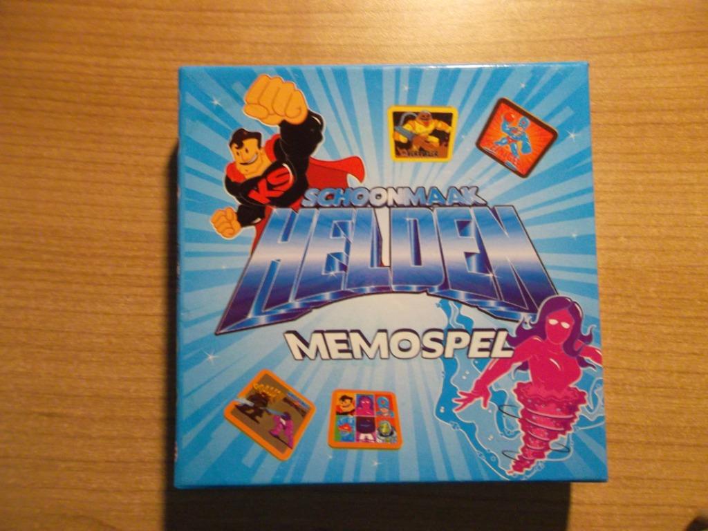 Memospel Helden, Een of twee spelers, Ophalen of Verzenden, Nieuw