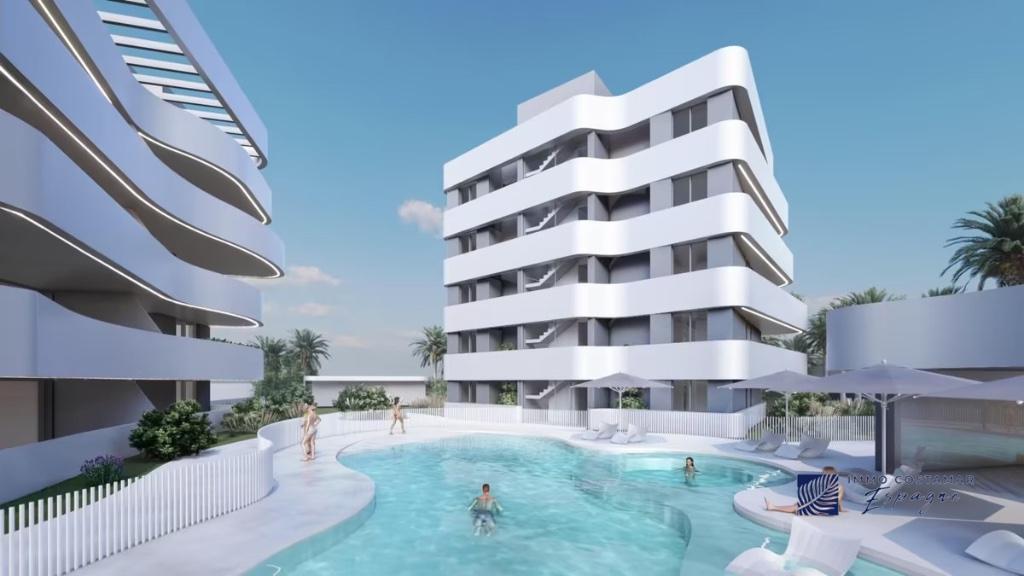 appartement à vendre en espagne, Immo, Village, GUARDAMAR DEL SEGURA, 80 m², 2 pièces