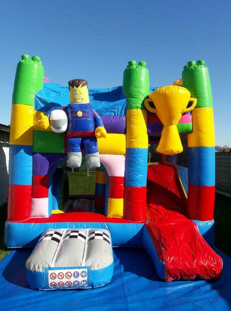 Springkasteel Multiplay L Lego / Superblocks huren / te huur, Enlèvement, Neuf