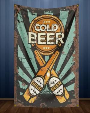 Grote vlaggen Bier decoratie (150x90cm), Diversen, Ophalen of Verzenden, Nieuw