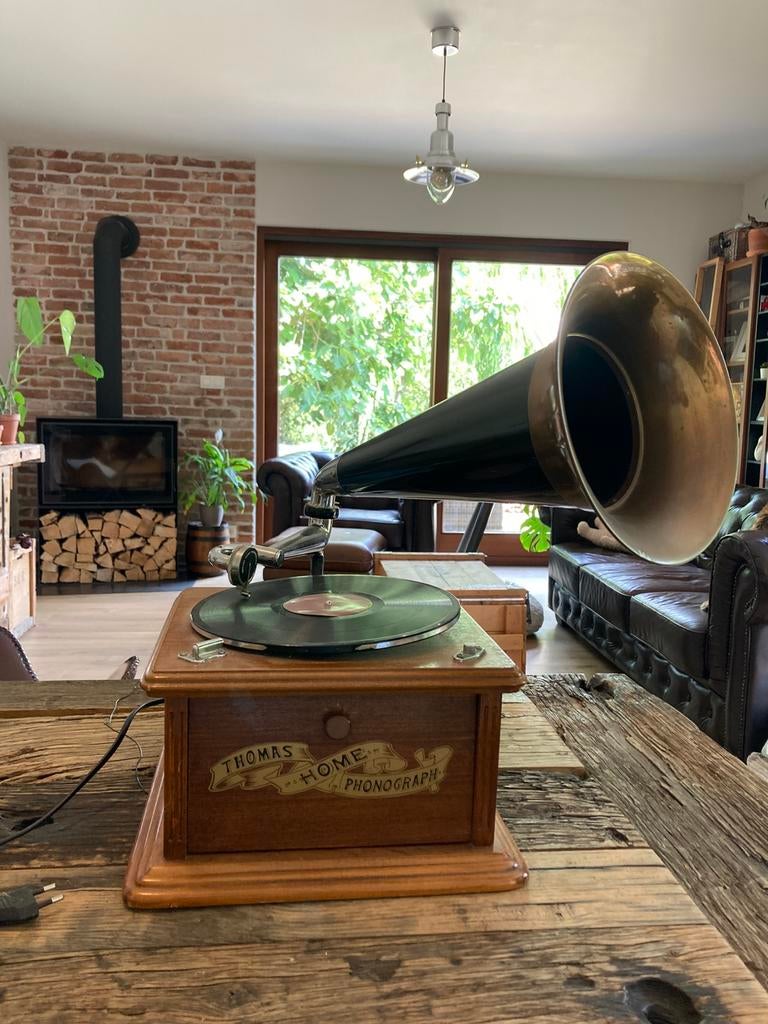 Vintage Thomas Home Phonograph Radio en Cassette, Ophalen, Zo goed als nieuw, Radio