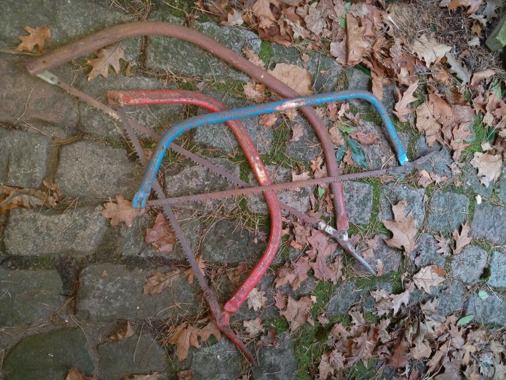 Handzaag - beugelzaag, Jardin & Terrasse, Scies manuelles, Enlèvement, Utilisé, Scie à métaux