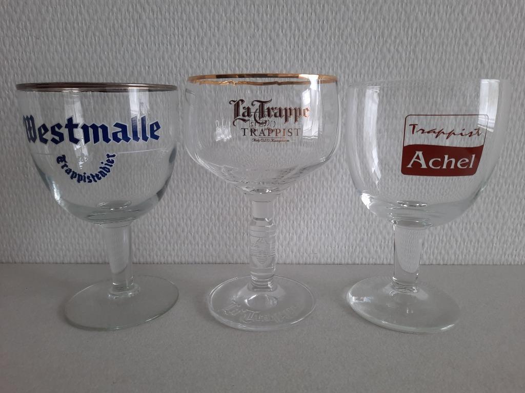trappistglazen, Verzamelen, Ophalen of Verzenden, Zo goed als nieuw, Glas of Glazen, Overige merken