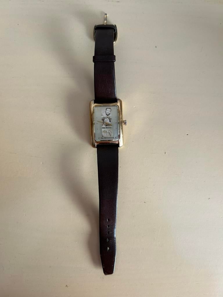 Rare montre Walt Disney numérotée 617/2000, Enlèvement ou Envoi, Utilisé, Montre-bracelet, Cuir