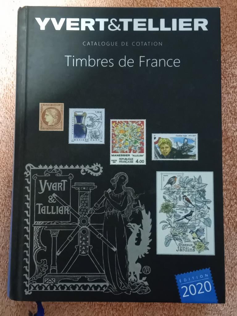 Catalogue Yvert et Tellier de timbres-poste, Enlèvement ou Envoi, Livre ou Revue