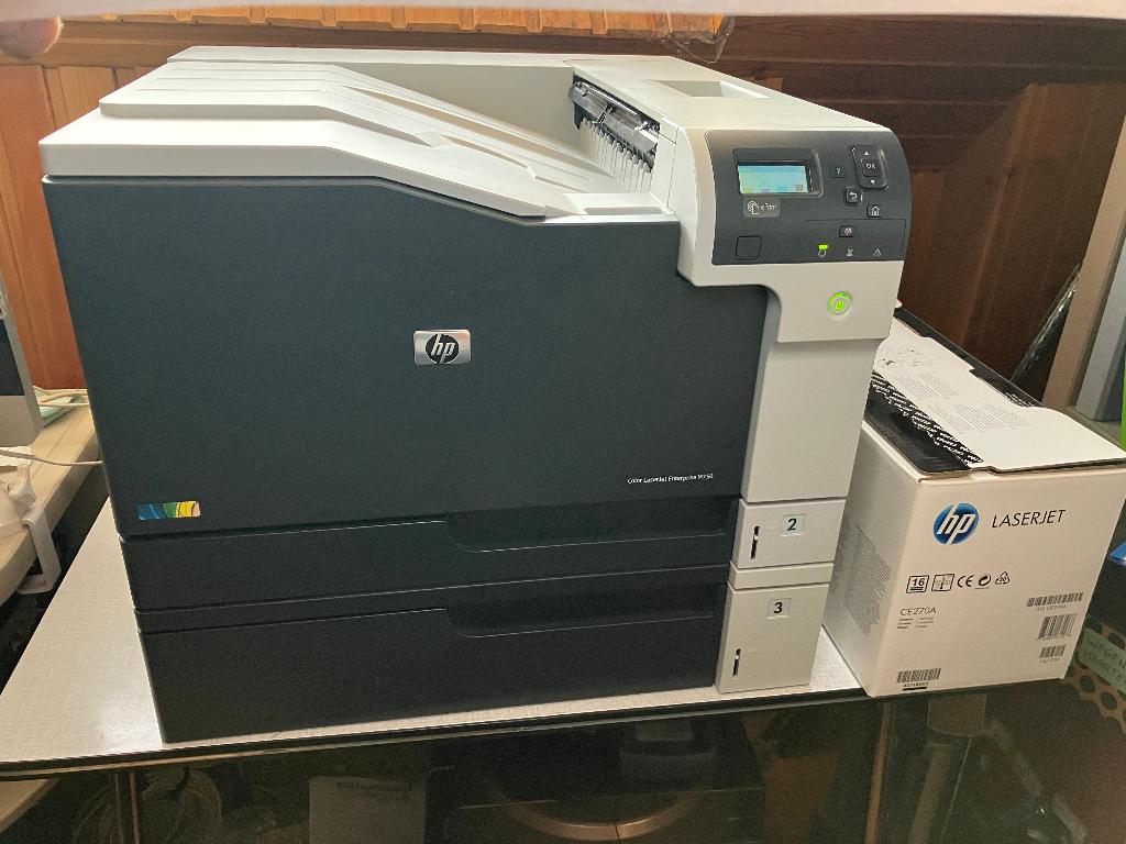 HP laser kleuren printer M750, Computers en Software, Printers, Gebruikt, Printer, Laserprinter, Kleur printen, Ingebouwde Wi-Fi