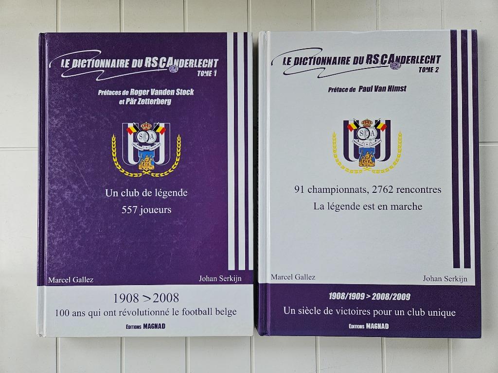 Le dictionnaire du RSC Anderlecht - Tomes 1:2, Enlèvement ou Envoi, Utilisé, Marcel Gallez