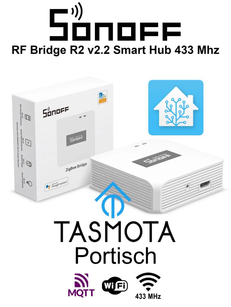 Sonoff RF Bridge R2 WiFi 433MHz Tasmota Home Assistant MQTT, Enlèvement, Neuf