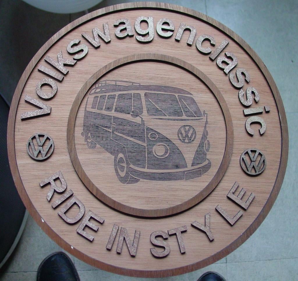 VOLKSWAGEN CLASSIC -HOUT-, Verzamelen, Merken en Reclamevoorwerpen, Ophalen of Verzenden