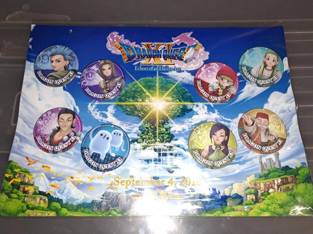 Dragon Quest Echoes of an Elusive Age Buttons, Enlèvement ou Envoi, Neuf