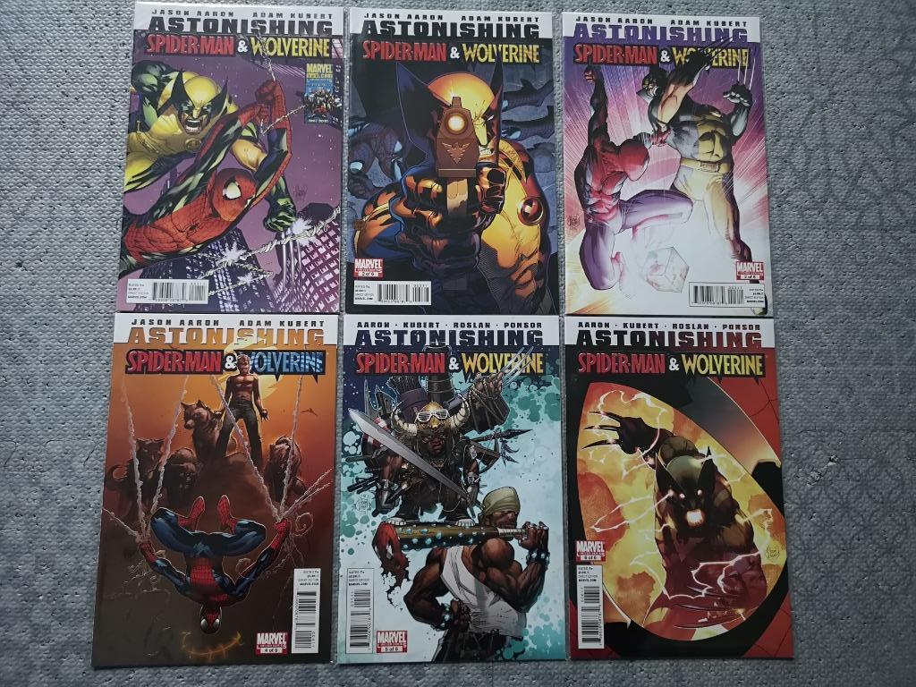Astonishing Spider-Man & Wolverine #1-6 (completed), Complete serie of reeks, Ophalen of Verzenden, Nieuw