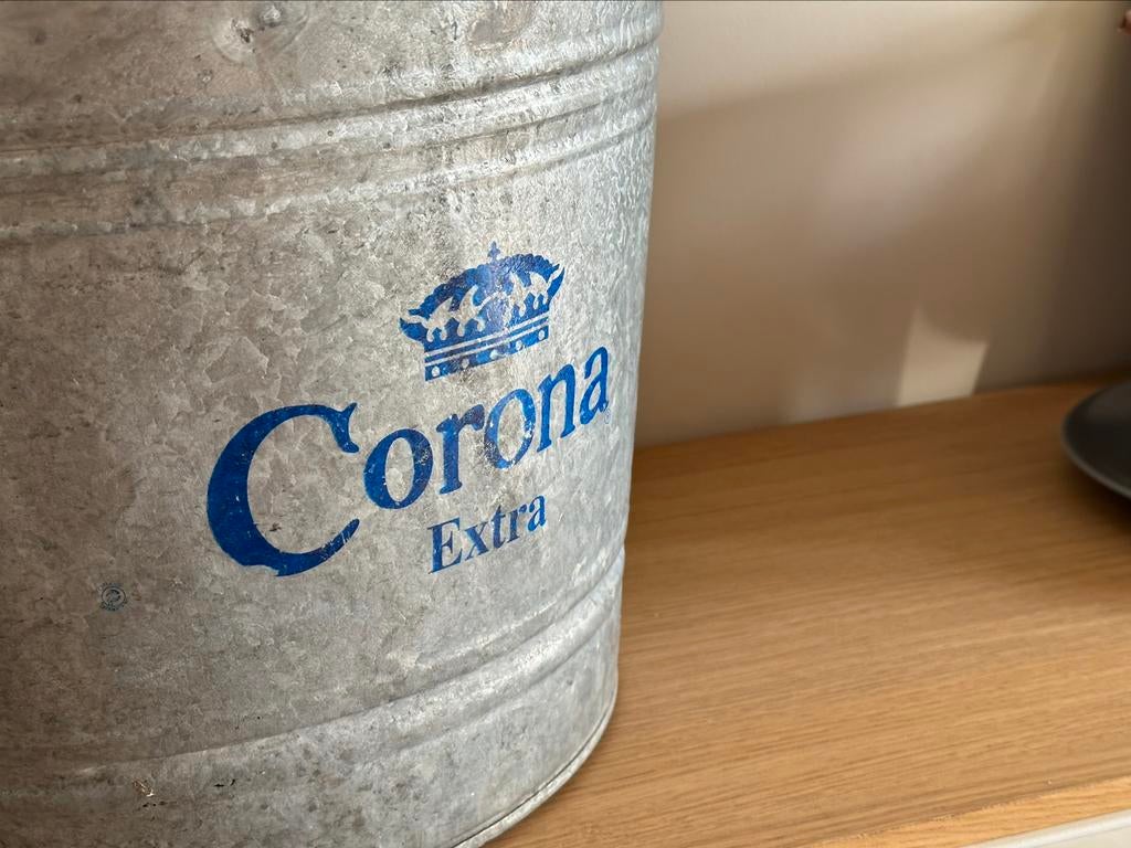 Grote Corona ijsemmer - Ideaal voor beach party of man cave, Ophalen of Verzenden, Gebruikt, Overige typen, Overige merken