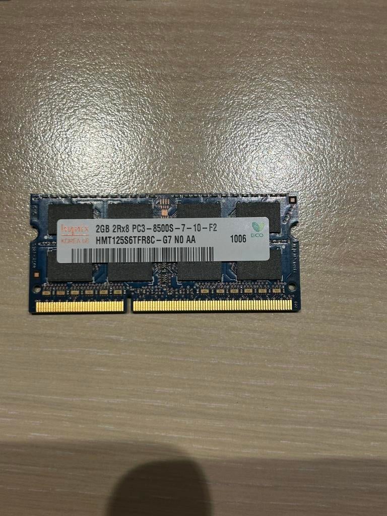 Ddr 3 ram 2 gb, Gebruikt, Verzenden, DDR3, 2 GB