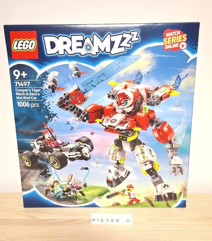 71497 - Lego Coopers tijgermecha Zero's hot rod auto - Nieuw, Enlèvement ou Envoi, Neuf, Ensemble complet, Lego