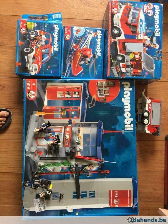 Playmobil 4819 brandweer 4822,4824,7485, Enlèvement ou Envoi, Comme neuf