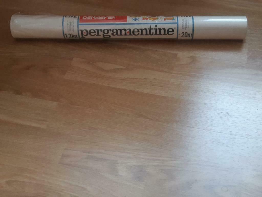 (brood)papier-Pergamentine/Denaeyer-1/2 kg-ca. 20 m/B 50 cm, Enlèvement, Neuf