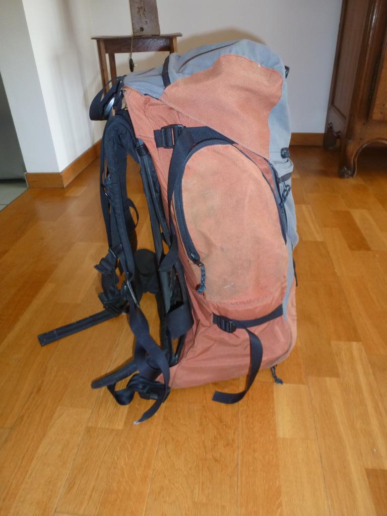 Jack Wolfskin vintage 90 rugzak, Gebruikt, 25 tot 40 cm, Waterdicht, 60 cm of meer
