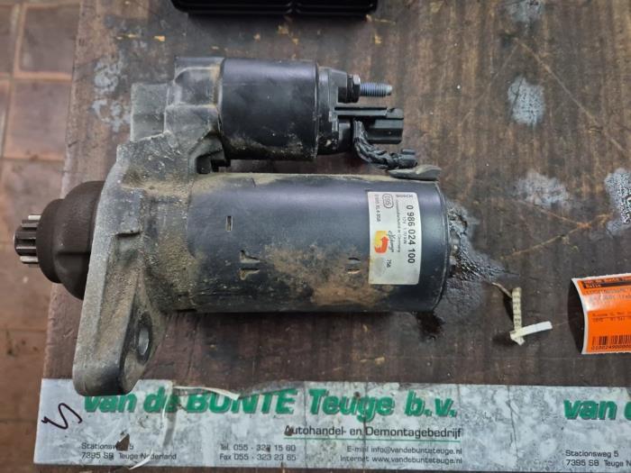 Startmotor van een Volkswagen Caddy, Gebruikt, -, Volkswagen, -