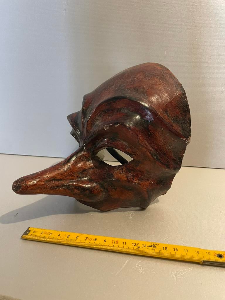 Venetiaans masker – lange neus – unieke look, Ophalen of Verzenden