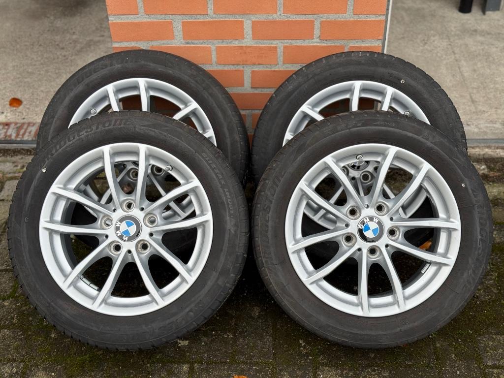 ORIGINELE BMW WINTERSET 378 velgen 1, 2 & 3 serie, Ophalen, Gebruikt, 16 inch, Banden en Velgen