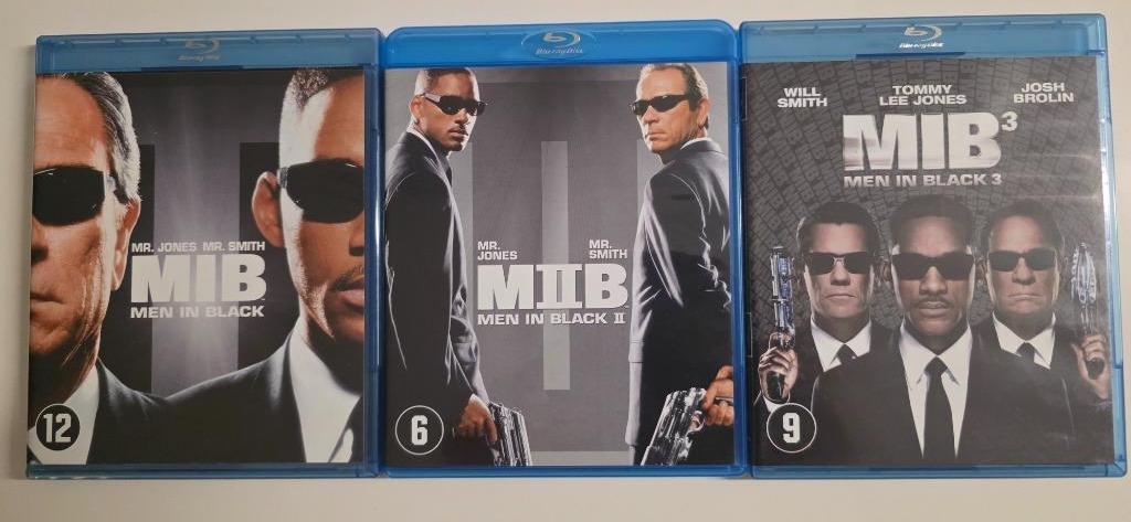 BR - Men In Black 1+2+3, Enlèvement ou Envoi, Comme neuf, Science-Fiction et Fantasy