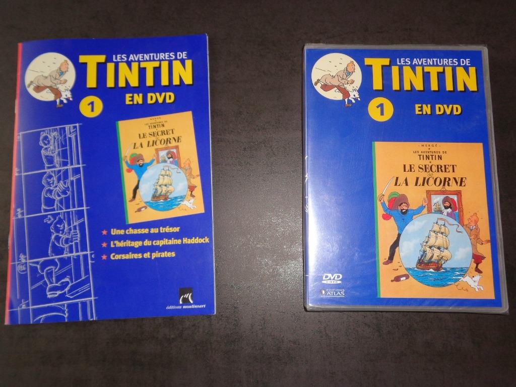 Kuifje op dvd: Het geheim van de eenhoorn (in cellofaan), Ophalen
