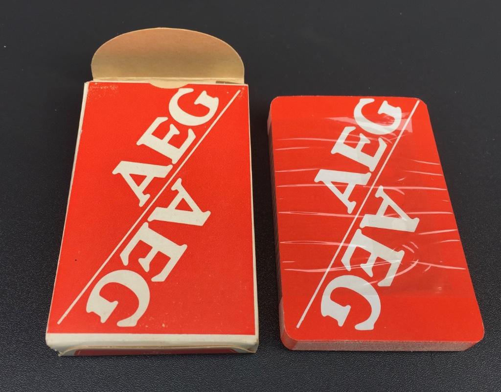 Ensemble de 32 cartes à jouer d'AEG, années 1970, Enlèvement ou Envoi, Comme neuf, Carte(s) à jouer