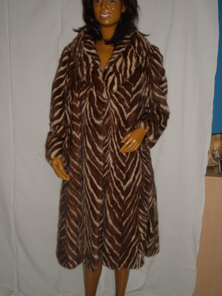 André Patovan (Apa pelzen antwerpen) Bontmantel maat 38/40, Kleding | Dames, Jassen | Winter, Maat 38/40 (M), Bruin, André Patovan